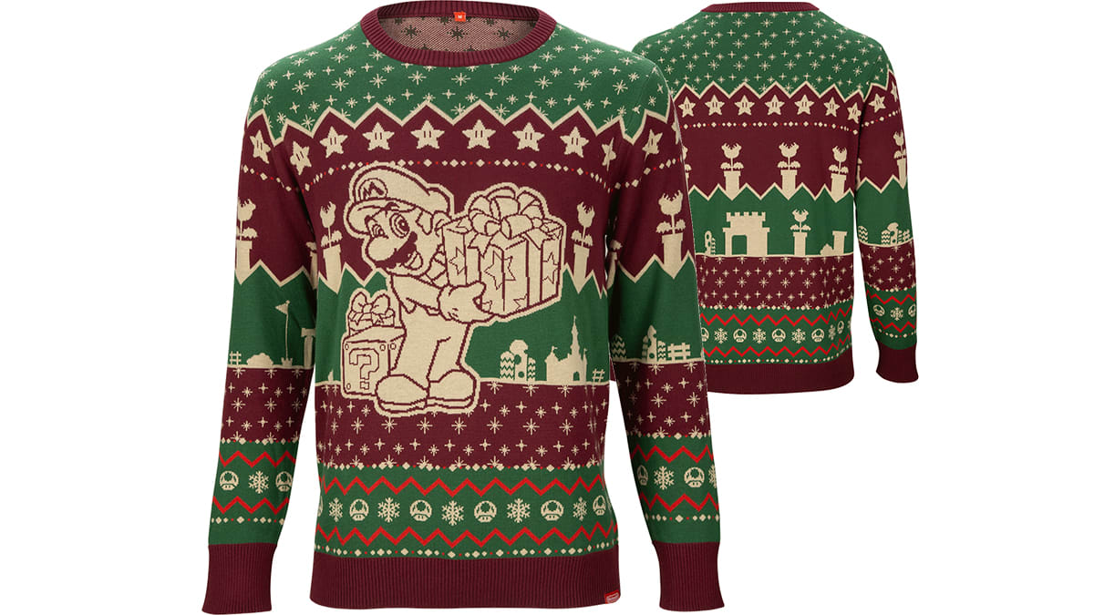 Super Mario Mario Holiday Sweater Nintendo Official Site